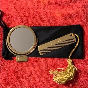 Judith Leiber Vintage Sets of mirror & fine comb